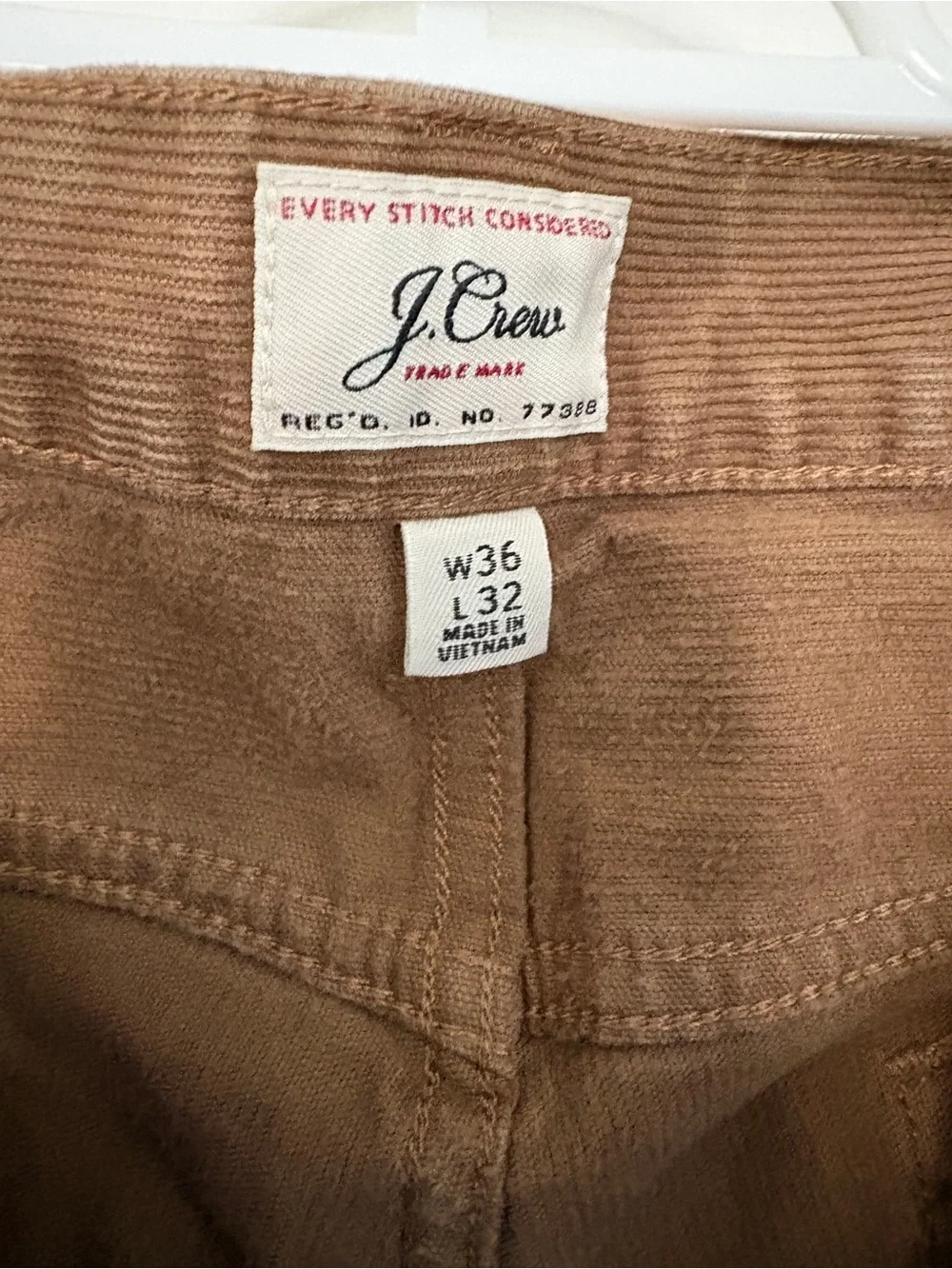 Men’s Corduroy Straight Leg Pants